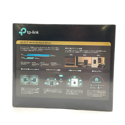 【全額返金保証】【最速発送】tp-Link Wi-Fiルーター BE7200 新品未開封 即納OK