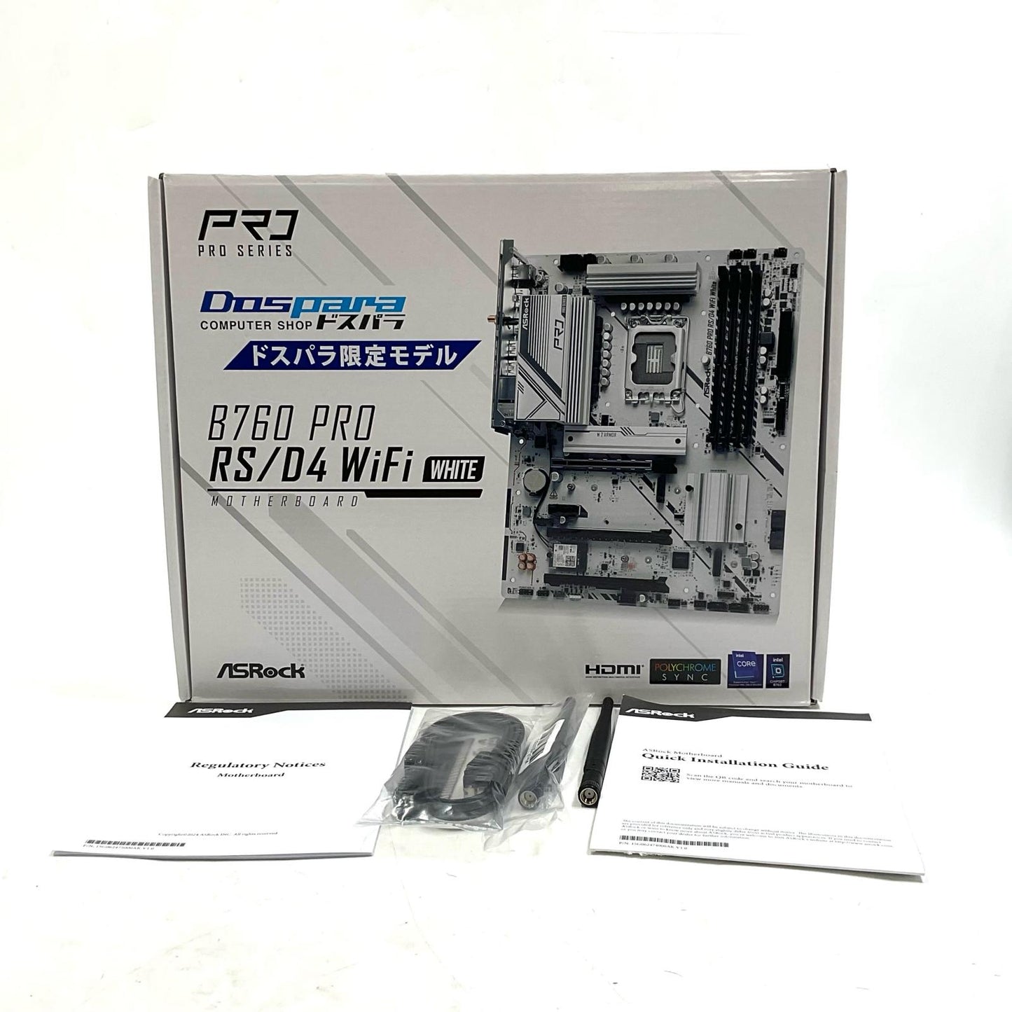 【全額返金保証】【最速発送】ASRock マザーボード B760PRO RS/D4 WiFi 美品 動作確認済