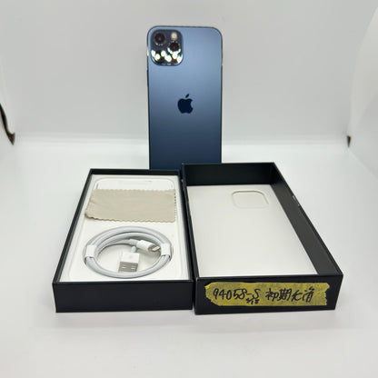 【全額返金保証】【最速発送】Apple iPhone iPhone Pro 12 512GB パシフィックブルー au SIMフリー 白ロム 美品 動作確認済 86%