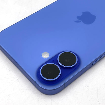 【全額返金保証】【最速発送】Apple iPhone iPhone Plus 16 128GB ウルトラマリン au SIMフリー 白ロム 美品 動作確認済 100%