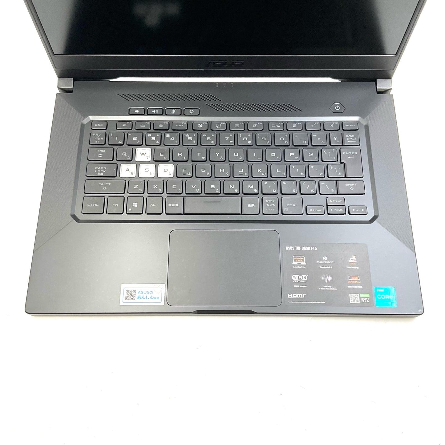 【最速発送】ASUS TUF Dash FX516PM-I5R3060GBKS i5-11300H 16GB M.2 SSD 512GB RTX 3060 75.3%【難有】