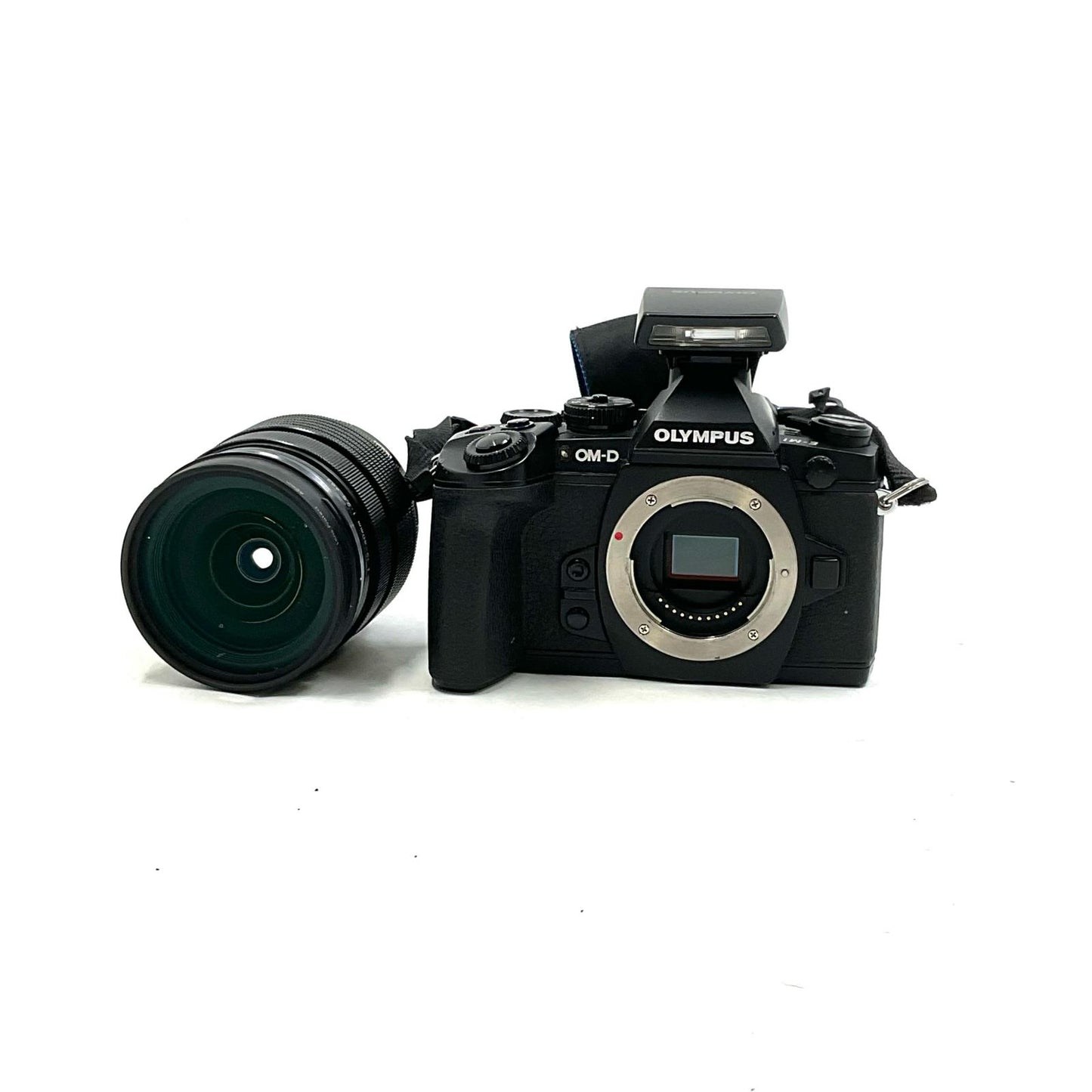 【全額返金保証】【最速発送】OLYMPUS デジタル一眼 OM-D E-M1 12-40mm F2.8 レンズキット ブラック 動作確認済