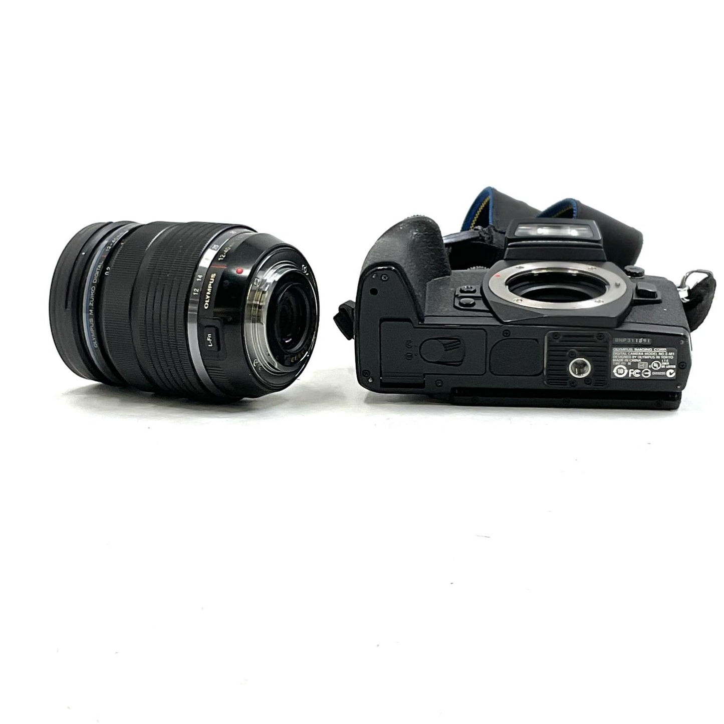 【全額返金保証】【最速発送】OLYMPUS デジタル一眼 OM-D E-M1 12-40mm F2.8 レンズキット ブラック 動作確認済