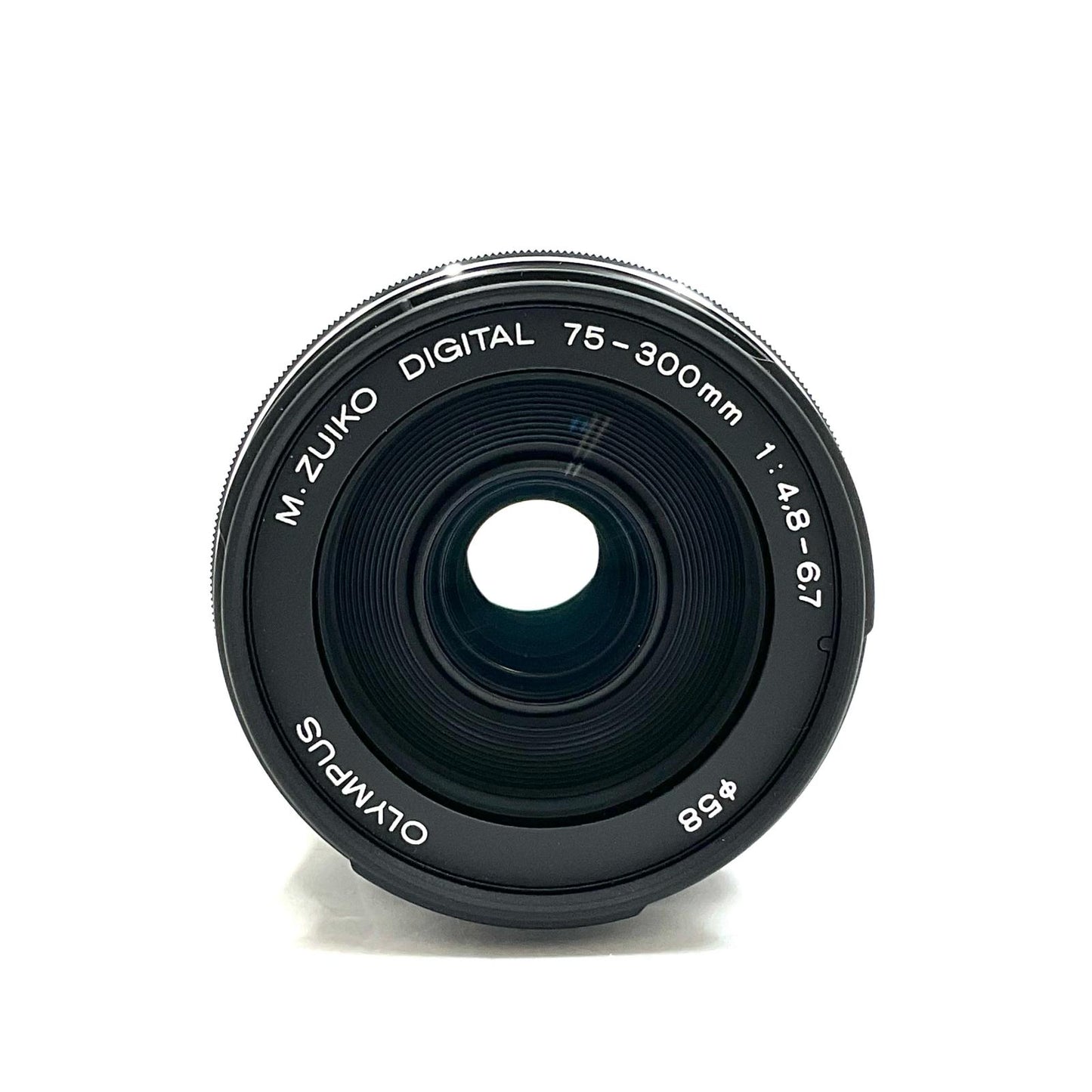 【全額返金保証】【最速発送】OLYMPUS M.ZUIKO DIGITAL ED 75-300mm F4.8-6.7 II [ブラック] 美品 動作確認済