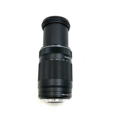 【全額返金保証】【最速発送】OLYMPUS M.ZUIKO DIGITAL ED 75-300mm F4.8-6.7 II [ブラック] 美品 動作確認済
