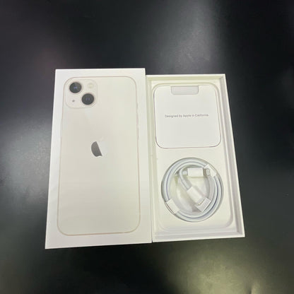 【全額返金保証】【最速発送】Apple iPhone iPhone 13 128GB スターライト Softbank 白ロム 美品 動作確認済 84%