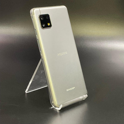【全額返金保証】【最速発送】SHARP AQUOS sense4 lite 64GB シルバー 楽天モバイル SIMフリー SH-RM15 白ロム 美品 動作確認済