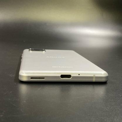 【全額返金保証】【最速発送】SHARP AQUOS sense4 lite 64GB シルバー 楽天モバイル SIMフリー SH-RM15 白ロム 美品 動作確認済
