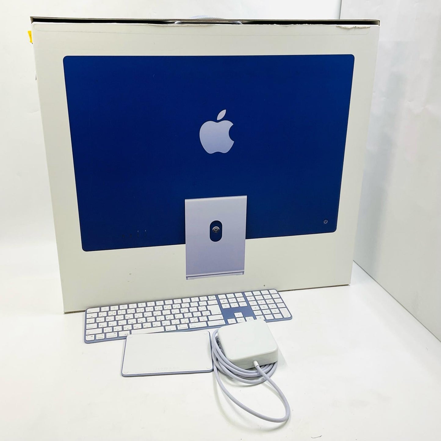 【全額返金保証】【最速発送】Apple iMac 24インチ Apple M3 8GB SSD 256GB パープル 美品 動作確認済