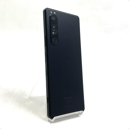 【全額返金保証】【最速発送】Sony Xperia 1 III 256GB ブラック docomo SO-51B 白ロム 動作確認済