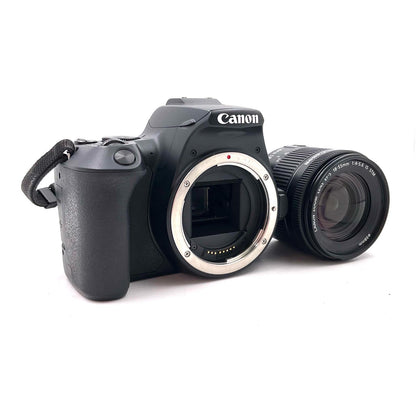 【全額返金保証】【最速発送】Canon デジタル一眼 EOS Kiss X10 EF-S18-55 IS STM レンズキット [ブラック] 美品 動作確認済