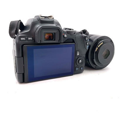【全額返金保証】【最速発送】Canon デジタル一眼 EOS Kiss X10 EF-S18-55 IS STM レンズキット [ブラック] 美品 動作確認済