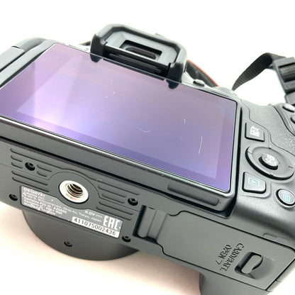 【全額返金保証】【最速発送】Canon デジタル一眼 EOS Kiss X10 EF-S18-55 IS STM レンズキット [ブラック] 美品 動作確認済