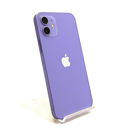 【全額返金保証】【最速発送】Apple iPhone iPhone 12 64GB パープル Softbank SIMフリー 白ロム 動作確認済 79%