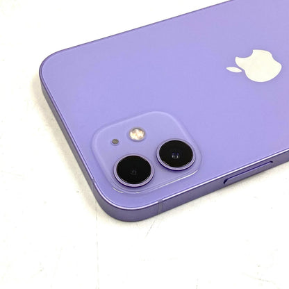 【全額返金保証】【最速発送】Apple iPhone iPhone 12 64GB パープル Softbank SIMフリー 白ロム 動作確認済 79%