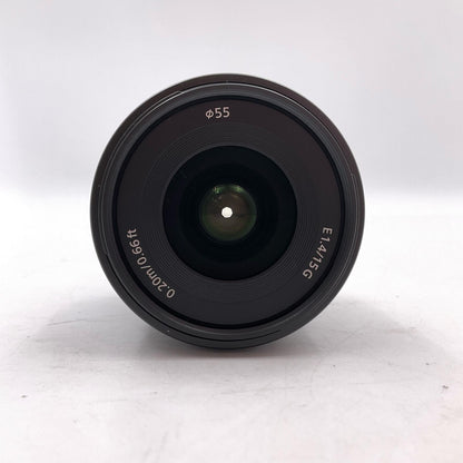 【全額返金保証】【最速発送】Sony E 15mm F1.4 G SEL15F14G 超美品 動作確認済