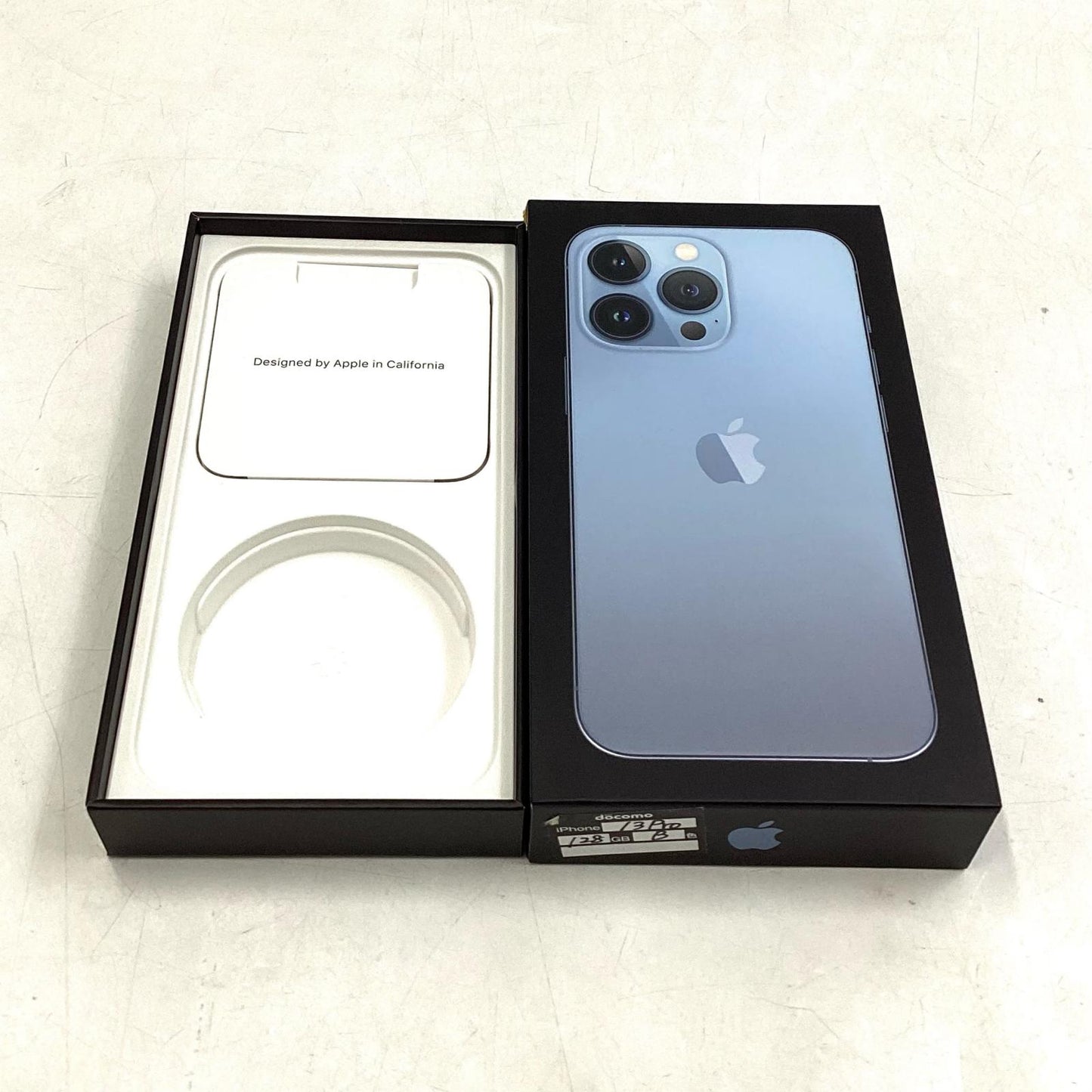 【全額返金保証】【最速発送】Apple iPhone iPhone 13 Pro 128GB シエラブルー docomo SIMフリー 白ロム 動作確認済 73%