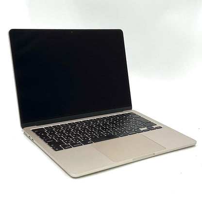 【全額返金保証】【最速発送】Apple MacBook Air 13インチ 2022 Apple M2 16GB 256GB スターライト 96% 美品 動作確認済