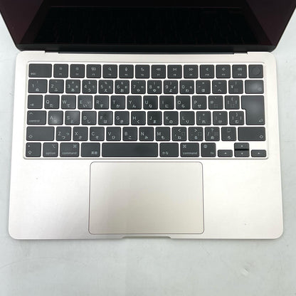 【全額返金保証】【最速発送】Apple MacBook Air 13インチ 2022 Apple M2 16GB 256GB スターライト 96% 美品 動作確認済