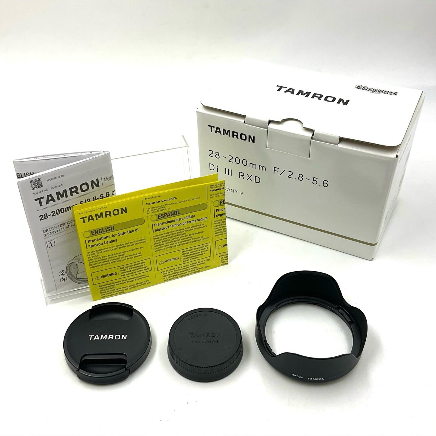 【全額返金保証】【最速発送】TAMRON 28-200mm F/2.8-5.6 Di III RXD (Model A071) 美品 動作確認済
