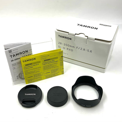 【全額返金保証】【最速発送】TAMRON 28-200mm F/2.8-5.6 Di III RXD (Model A071) 美品 動作確認済