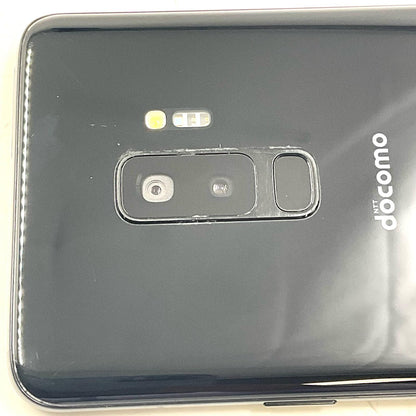 【全額返金保証】【最速発送】SAMSUNG Galaxy S9+ 64GB ブラック docomo SIMフリー SC-03K 白ロム 動作確認済