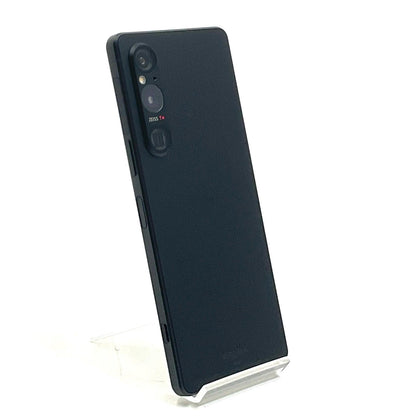 【全額返金保証】【最速発送】Sony Xperia 1 V 256GB ブラック au SIMフリー SOG10 白ロム 美品 動作確認済