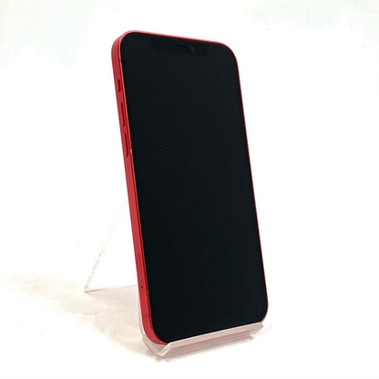 【全額返金保証】【最速発送】Apple iPhone iPhone 12 64GB (PRODUCT)RED au SIMフリー 白ロム 動作確認済 80%
