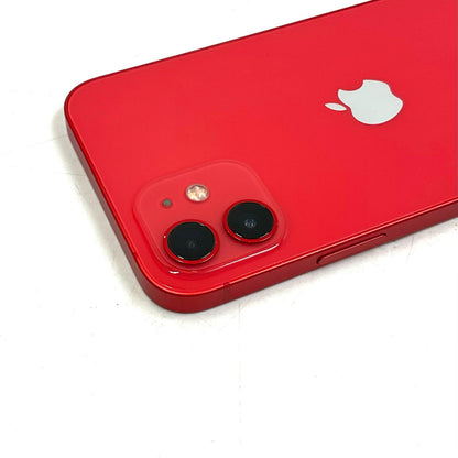 【全額返金保証】【最速発送】Apple iPhone iPhone 12 64GB (PRODUCT)RED au SIMフリー 白ロム 動作確認済 80%