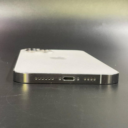 【全額返金保証】【最速発送】Apple iPhone iPhone 12 Pro Max 128GB シルバー docomo 白ロム 動作確認済 80%