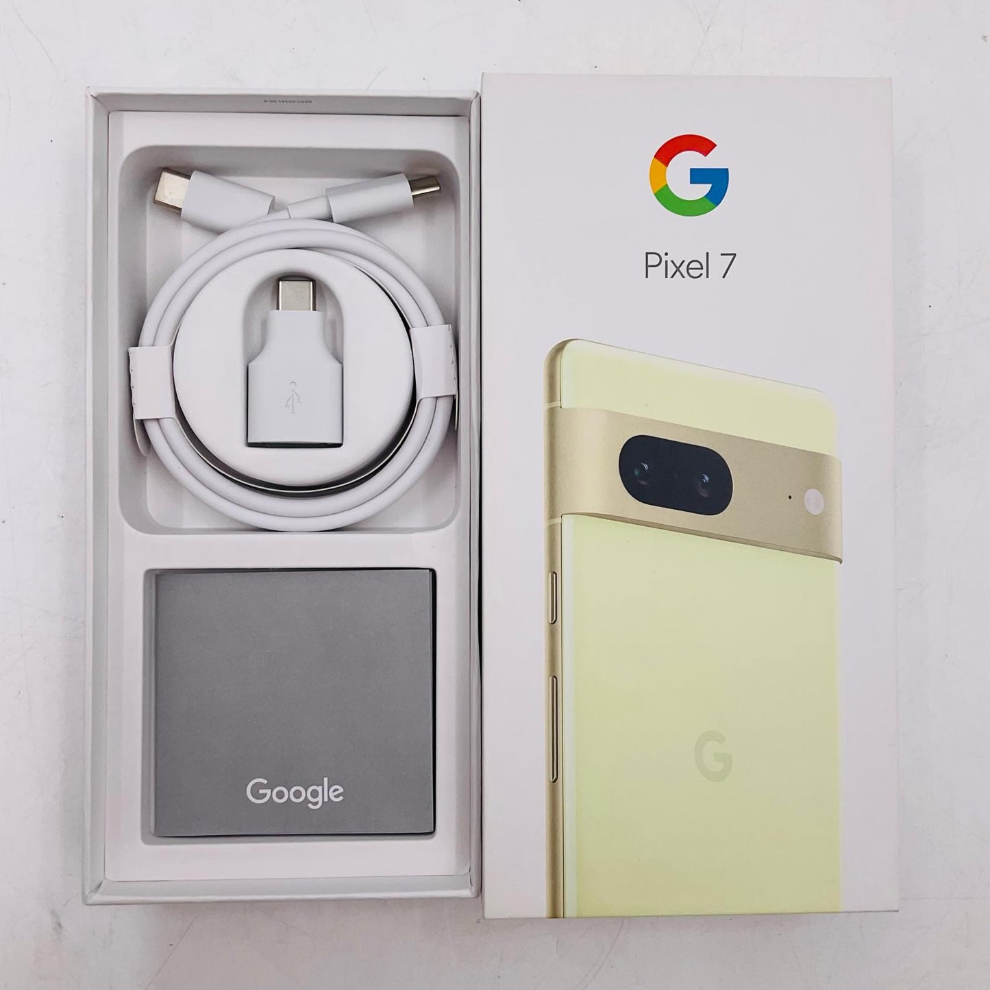【全額返金保証】【最速発送】Google Pixel 7 128GB Lemongrass SIMフリー GA03943-JP 白ロム 動作確認済