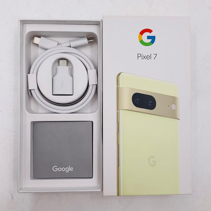 【全額返金保証】【最速発送】Google Pixel 7 128GB Lemongrass SIMフリー GA03943-JP 白ロム 動作確認済