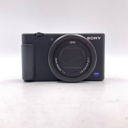 【全額返金保証】【最速発送】Sony コンパクトデジタルカメラ VLOGCAM ZV-1G シューティンググリップキット（ブラック） 動作確認済