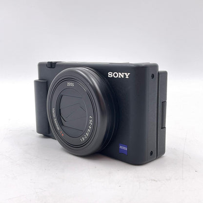 【全額返金保証】【最速発送】Sony コンパクトデジタルカメラ VLOGCAM ZV-1G シューティンググリップキット（ブラック） 動作確認済