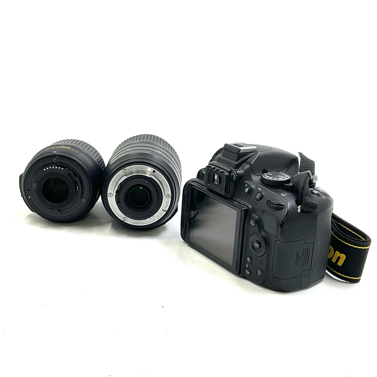 【全額返金保証】【最速発送】Nikon デジタル一眼 D5100 ダブルズームキット ブラック 動作確認済