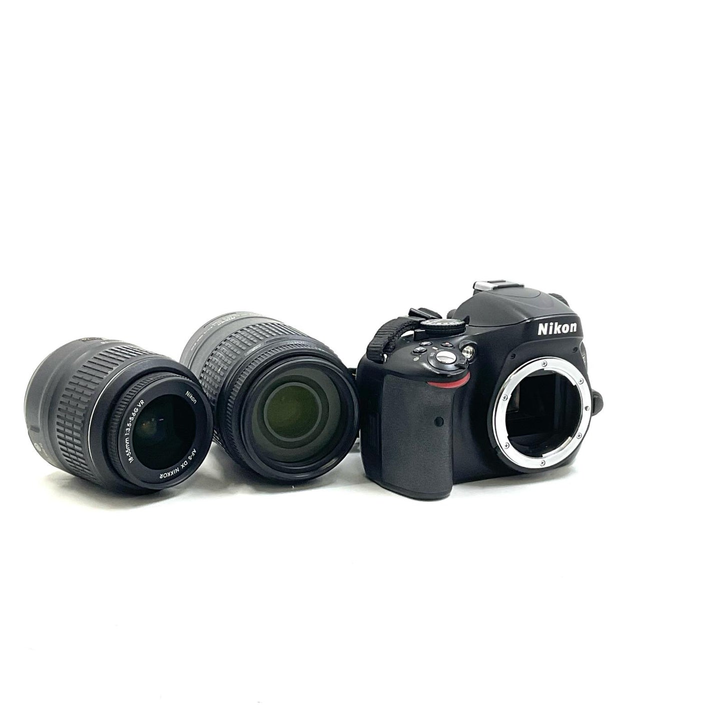 【全額返金保証】【最速発送】Nikon デジタル一眼 D5100 ダブルズームキット ブラック 動作確認済