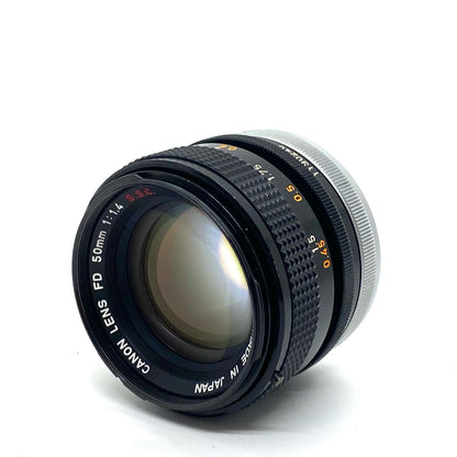 【最速発送】Canon Canon AE-1 シルバー + Canon FD 50mm F1.4 S.S.C.【難有】