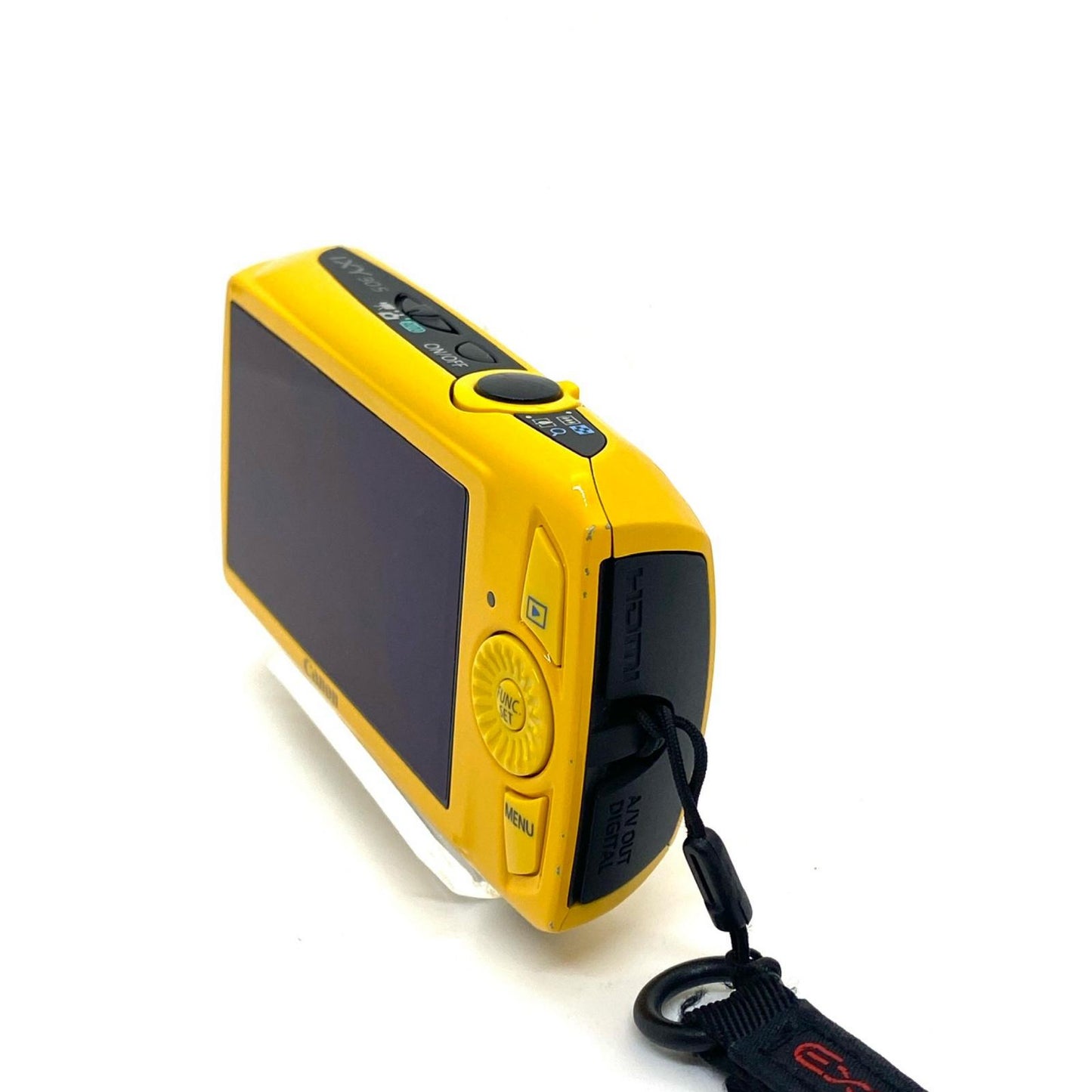 【全額返金保証】【最速発送】Canon コンパクトデジタルカメラ Canon IXY 30 S イエロー 美品 動作確認済