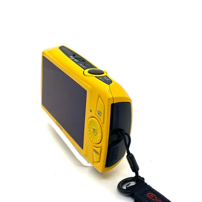 【全額返金保証】【最速発送】Canon コンパクトデジタルカメラ Canon IXY 30 S イエロー 美品 動作確認済