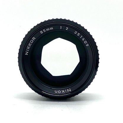 【全額返金保証】【最速発送】Nikon Nikon AI-S NIKKOR 85mm F2 超美品 動作確認済