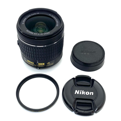 【全額返金保証】【最速発送】Nikon デジタル一眼 D3500 ダブルズームキット ブラック 美品 動作確認済