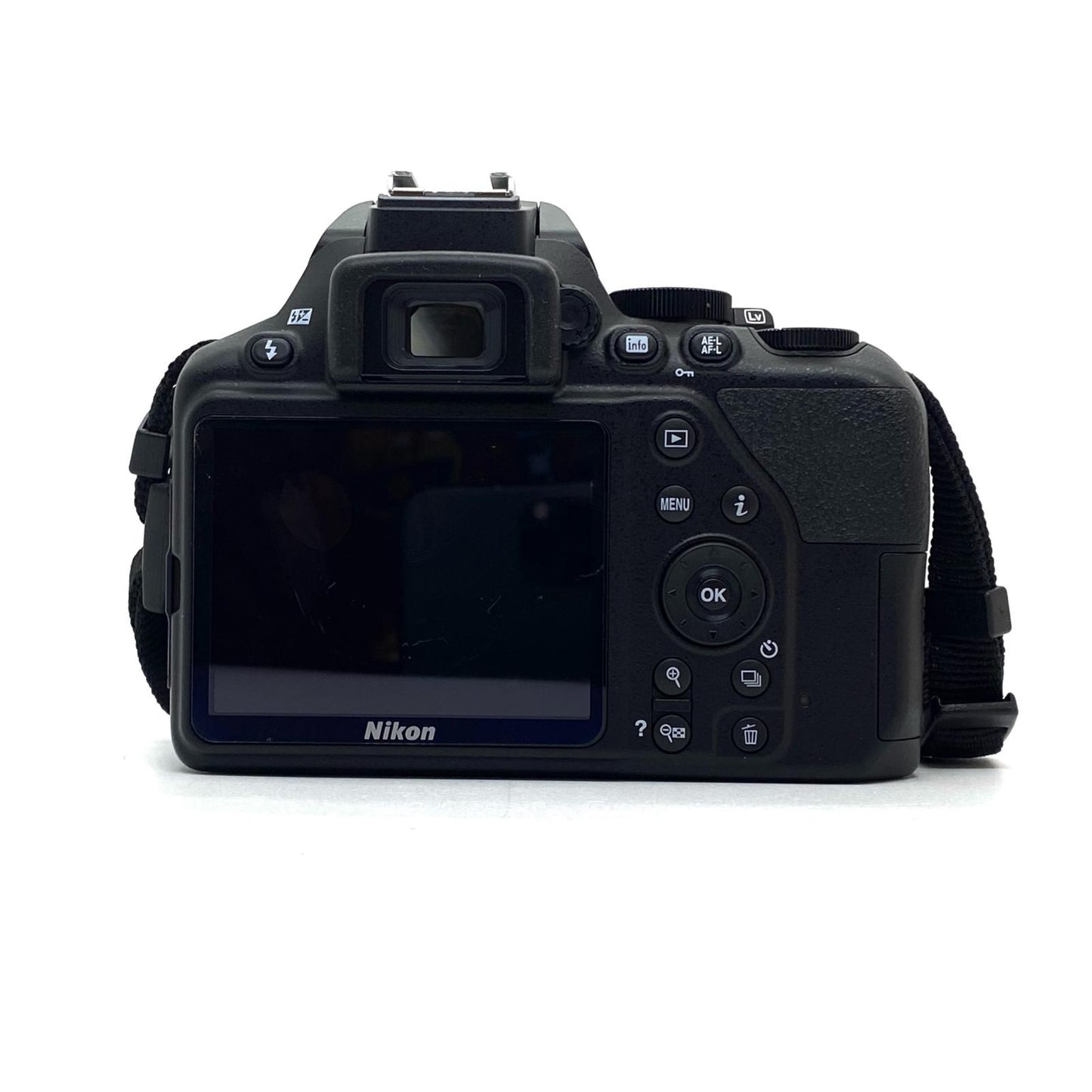 【全額返金保証】【最速発送】Nikon デジタル一眼 D3500 ダブルズームキット ブラック 美品 動作確認済