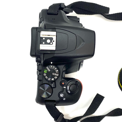 【全額返金保証】【最速発送】Nikon デジタル一眼 D3500 ダブルズームキット ブラック 美品 動作確認済