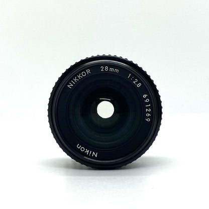 【全額返金保証】【最速発送】Nikon Nikon Ai-S NIKKOR 28mm F2.8 美品 動作確認済