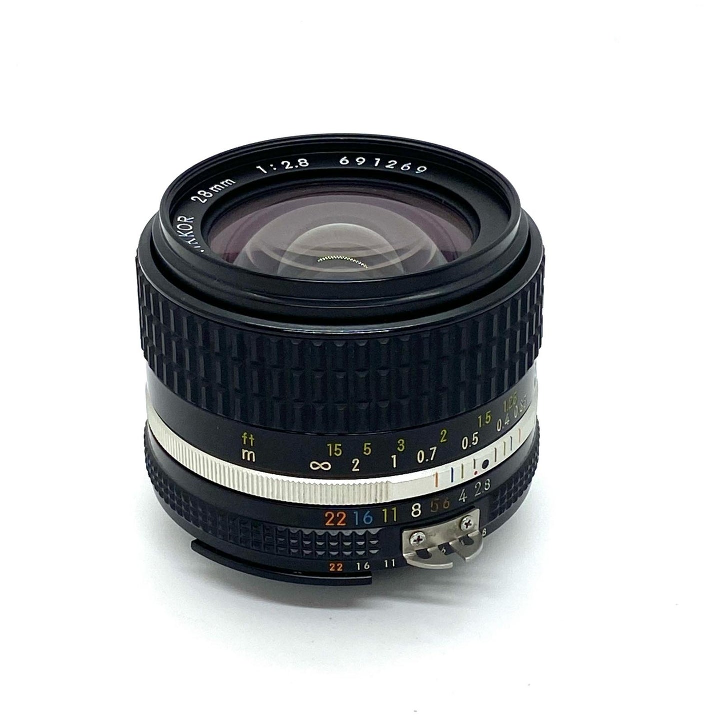 【全額返金保証】【最速発送】Nikon Nikon Ai-S NIKKOR 28mm F2.8 美品 動作確認済