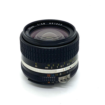 【全額返金保証】【最速発送】Nikon Nikon Ai-S NIKKOR 28mm F2.8 美品 動作確認済
