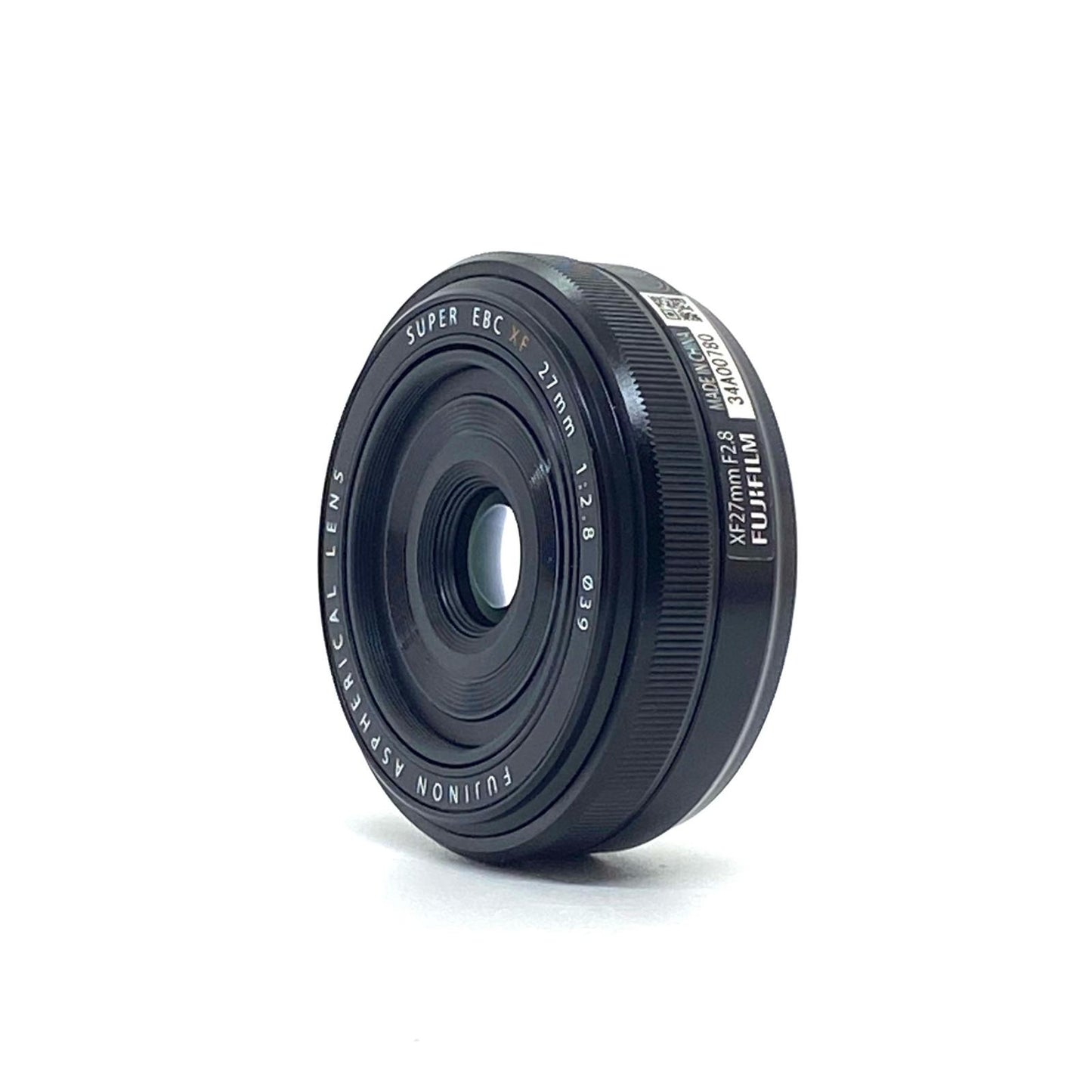 【全額返金保証】【最速発送】FUJIFILM フジノンレンズ XF27mmF2.8 [ブラック] 美品 動作確認済