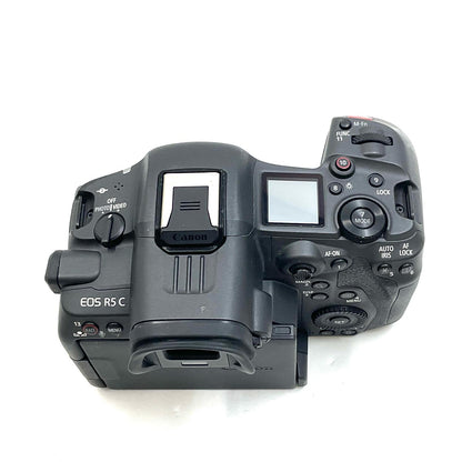 【全額返金保証】【最速発送】Canon デジタル一眼 EOS R5 C ボディ ブラック 美品 動作確認済