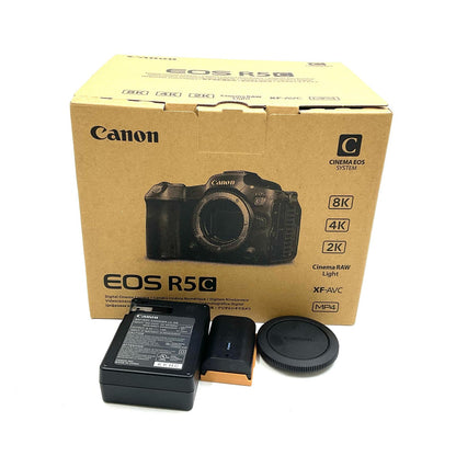【全額返金保証】【最速発送】Canon デジタル一眼 EOS R5 C ボディ ブラック 美品 動作確認済