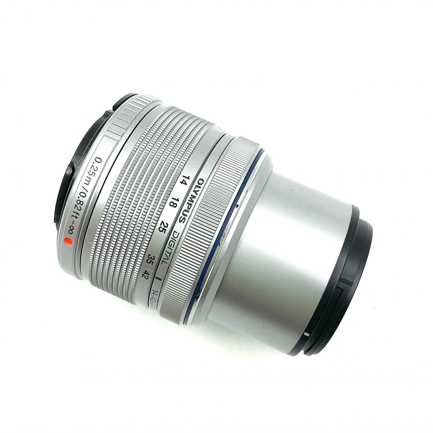 【全額返金保証】【最速発送】OLYMPUS M.ZUIKO DIGITAL 14-42mm F3.5-5.6 II R　シルバー 美品 動作確認済